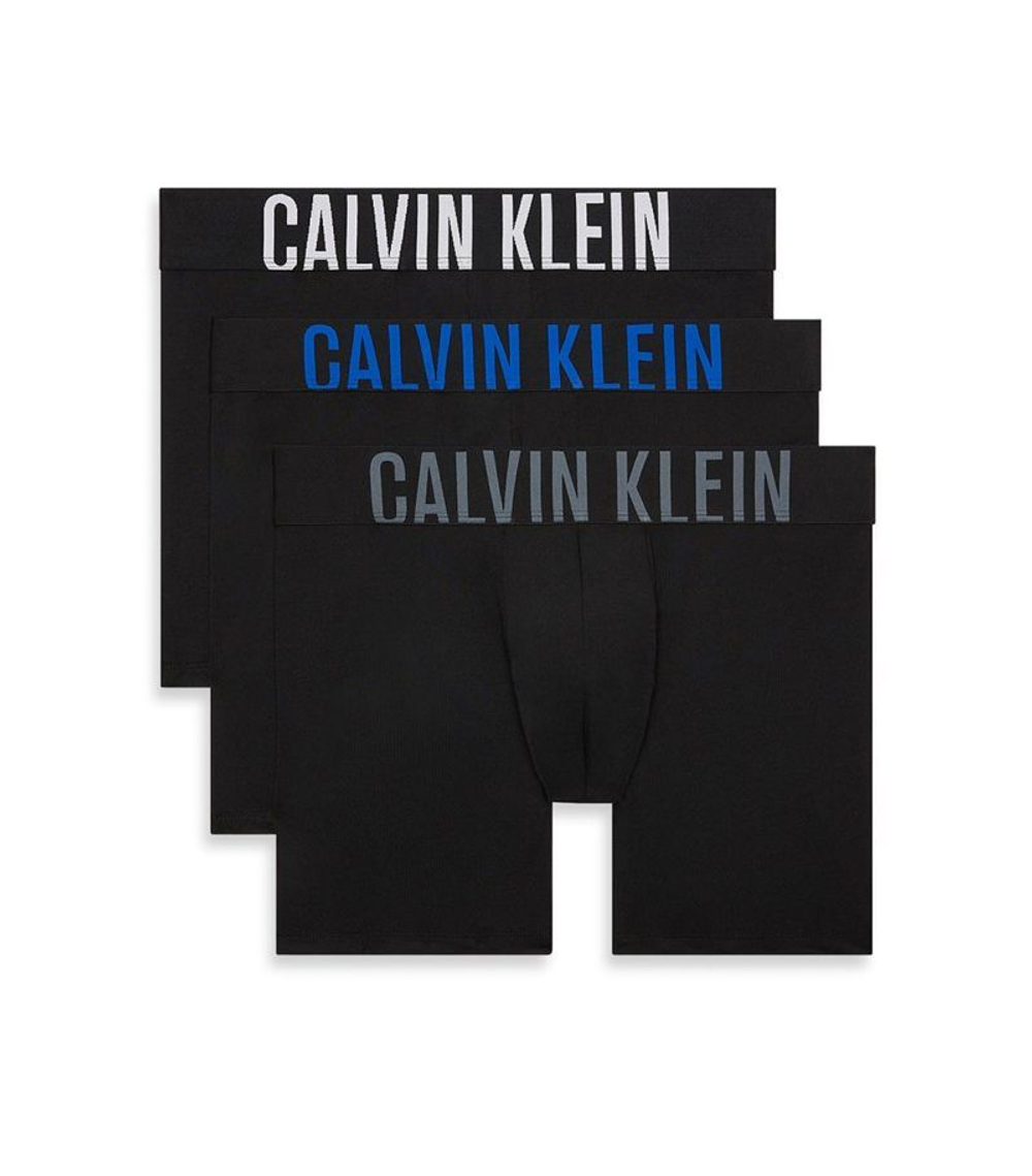 Боксерки теннисные Calvin Klein Intense Power Boxer 3P - black/white/grey/blue