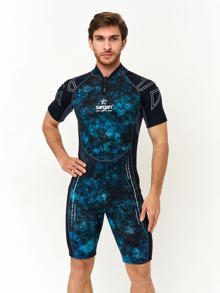 Гидрокостюм Sargan Nero 2.0 Shorty men 2 мм GalaxyAPE-09/черный