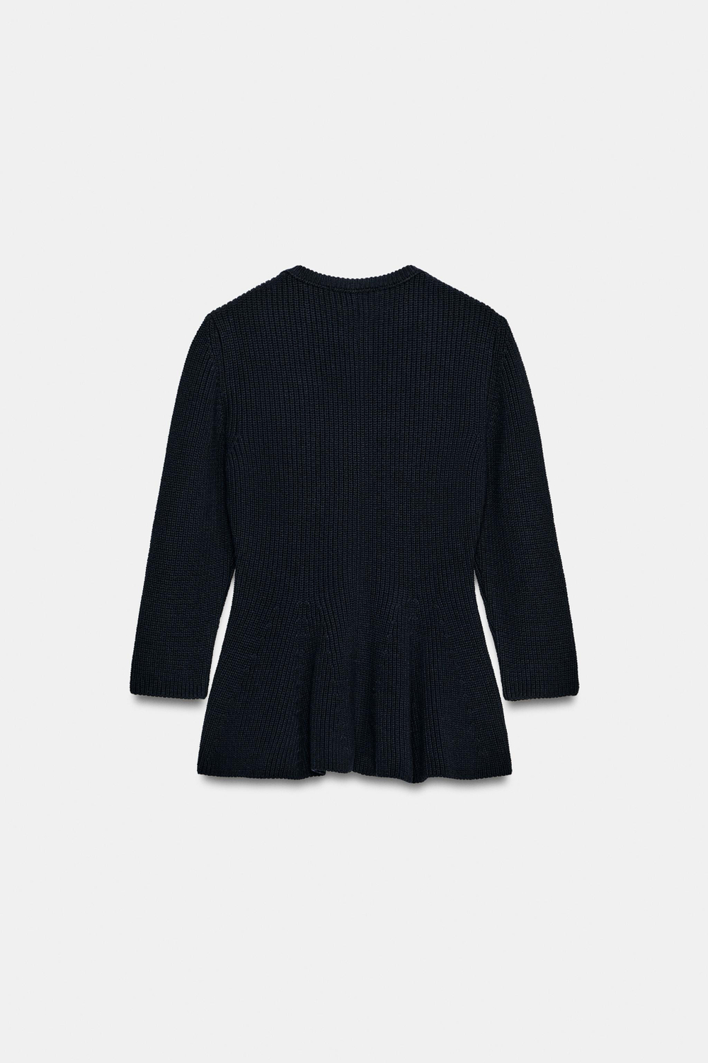 КАРДИГАН С БАСКОЙ — ZARA