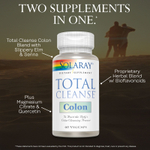 Solaray, Total Cleanse™, средство для здоровья кишечника, 60 растительных капсул