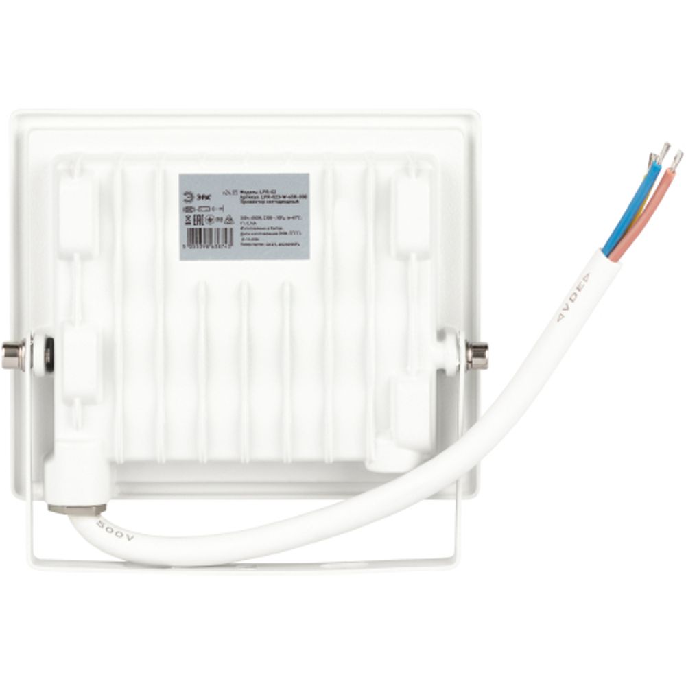 Прожектор светодиодный уличный ЭРА LPR-023-W-65K-030 30Вт 6500K IP65 гарантия 2 года белый | Прожекторы Стандарт
