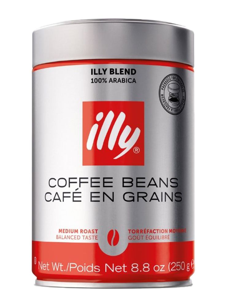 Кофе в зернах ILLY средней обжарки 250 г, 4 шт
