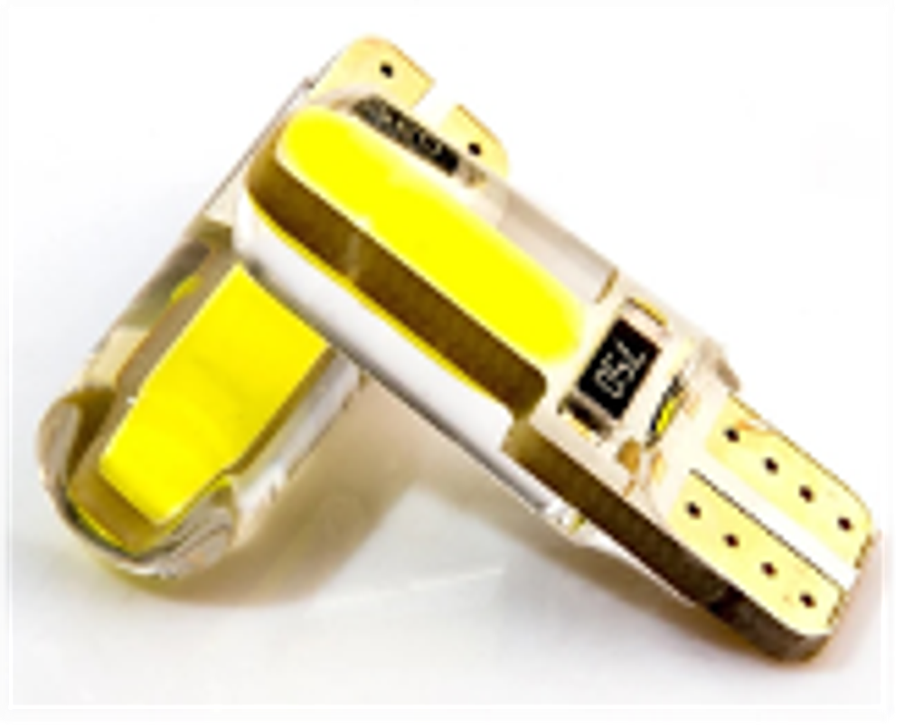 ZMB W5W 2COB Sil 12V Белый (1шт.)