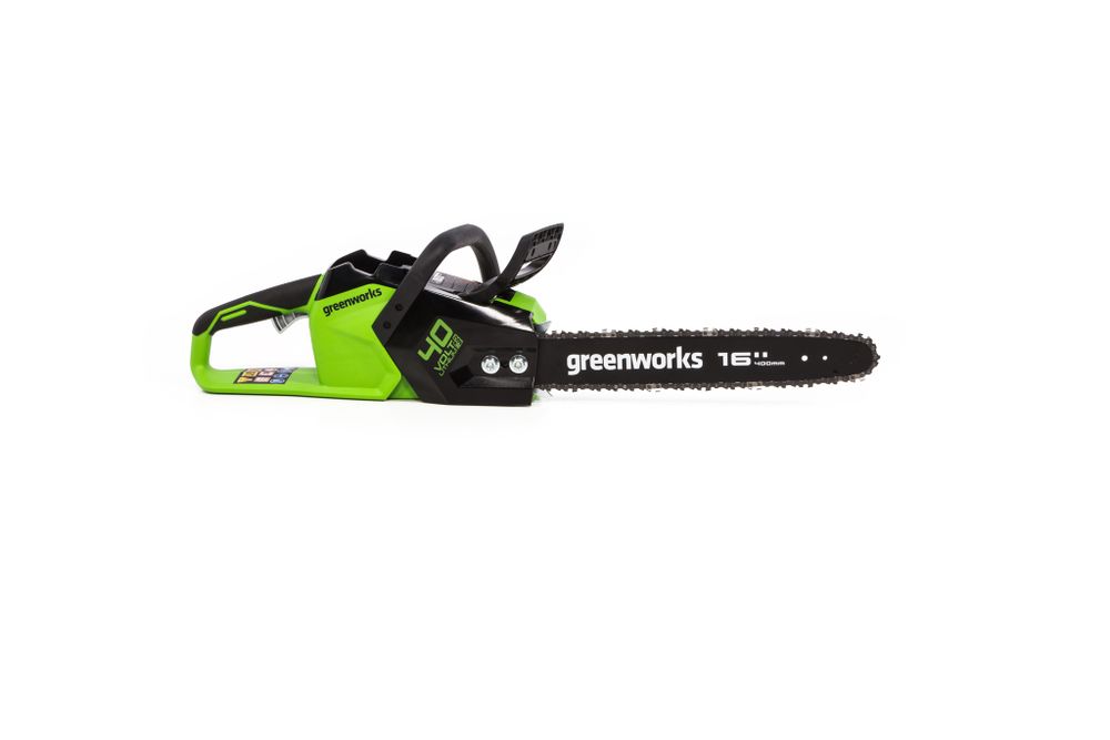 Аккумуляторная цепная пила Greenworks GD40CS18, 2005807,40v, 40 см, без АКБ и ЗУ
