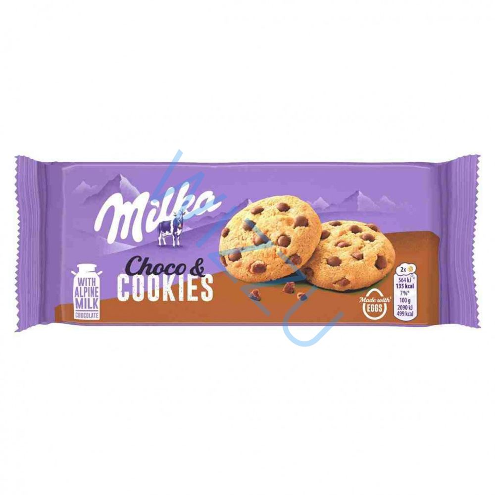 Печенье Милка Чоко Кукис с шокол крошкой 135г, шт