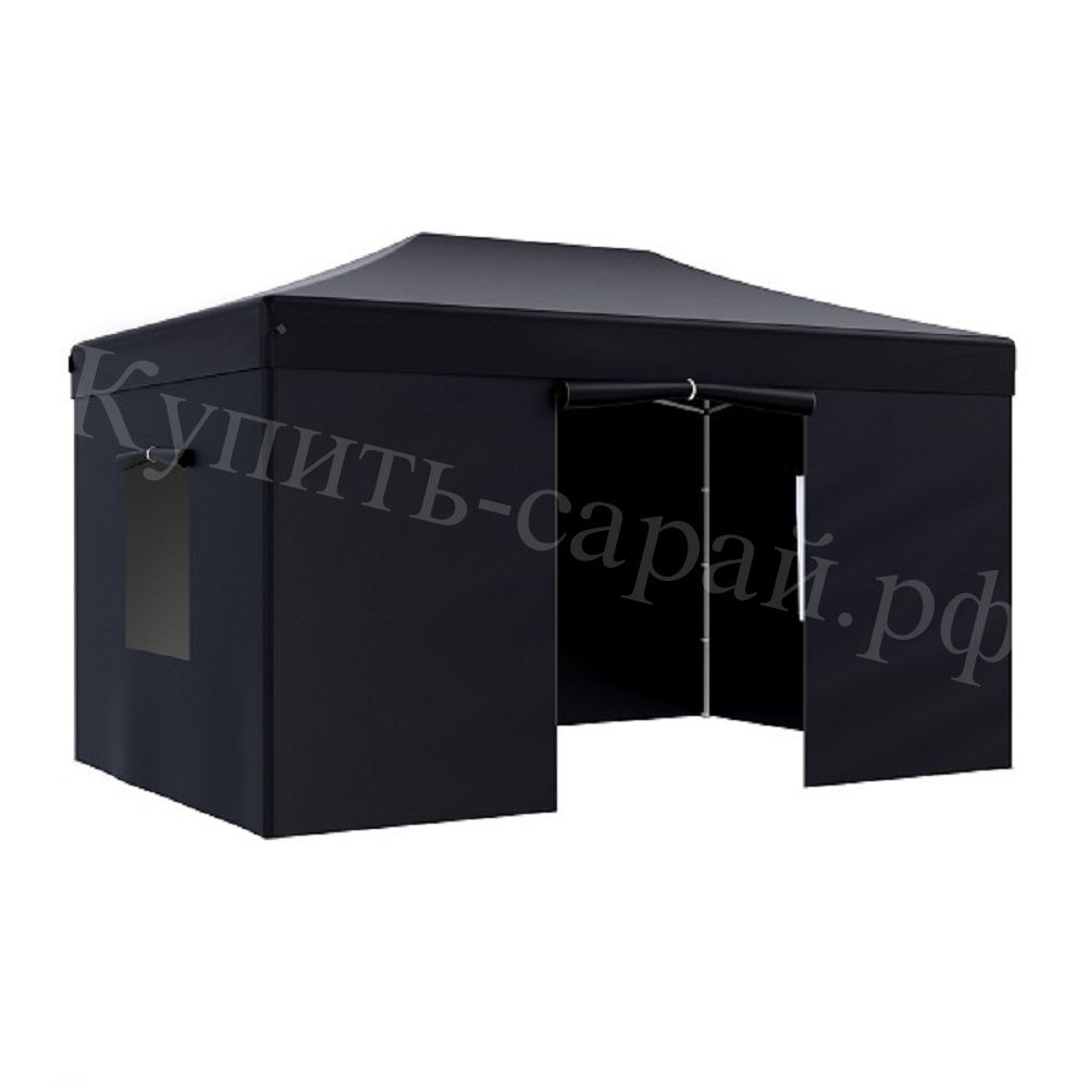 Быстросборный шатер Helex 4.5x3 м black