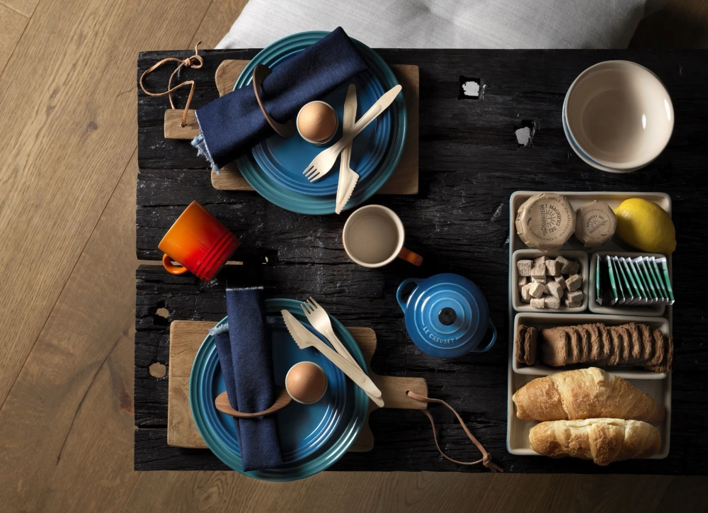 Le Creuset Мини-кокотница глубиной 10 см, бирюзовый цвет. 71901-10642