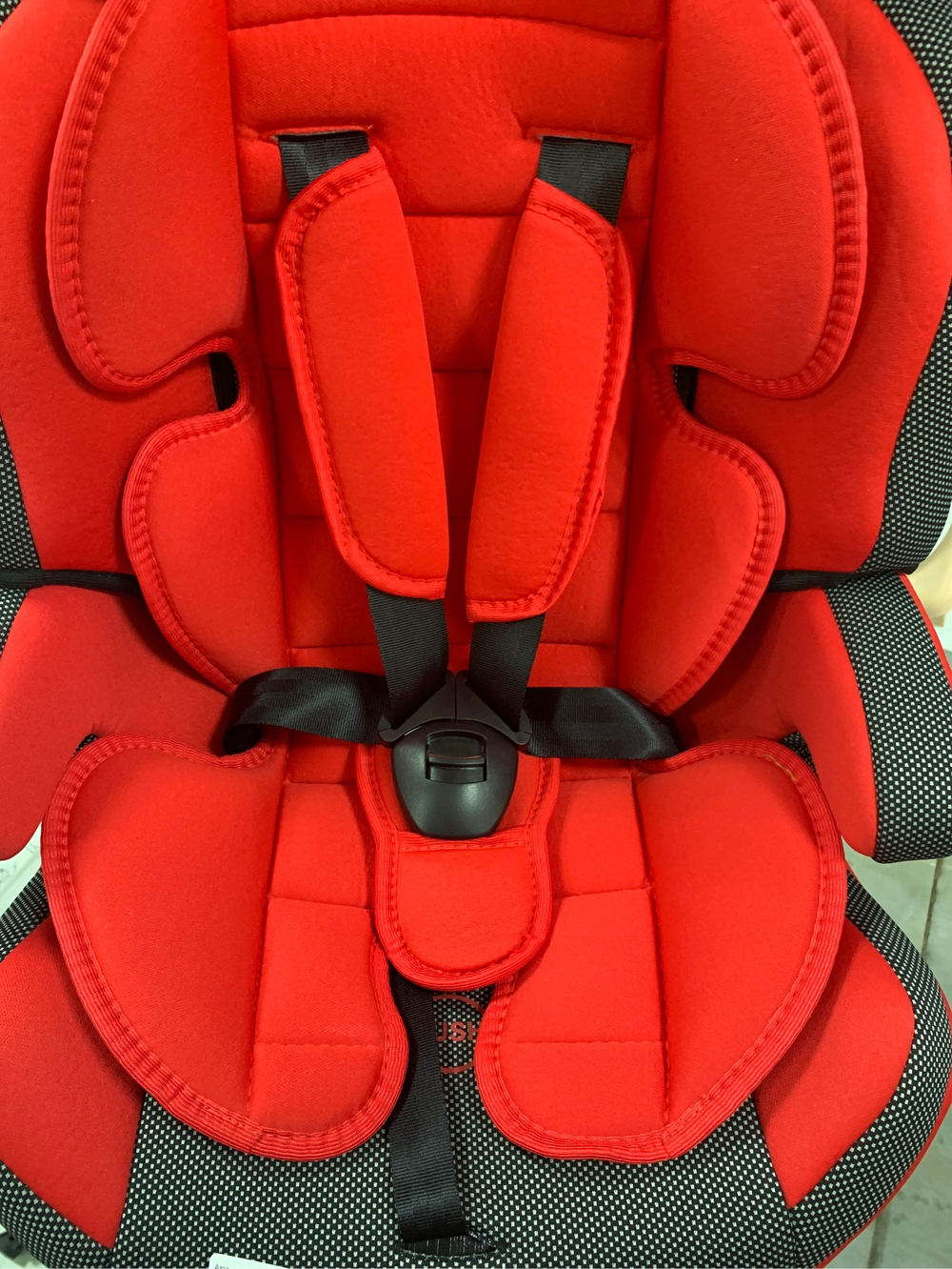 Автокресло LB 515 RF (Teddy Bear) ПК (17. RED+BLACK DOT)