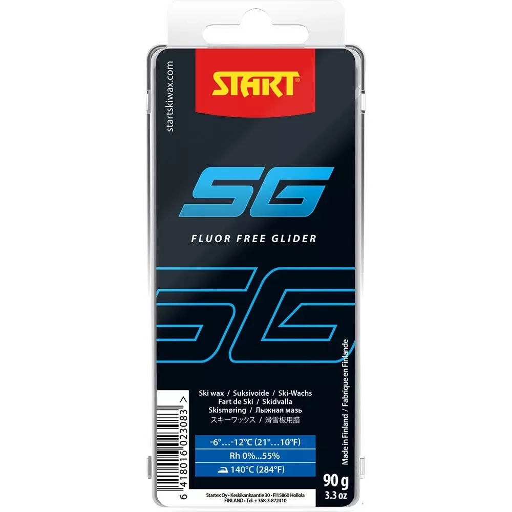Парафин без фтора SG fluor free glider Blue -6...-12°С, 90 г