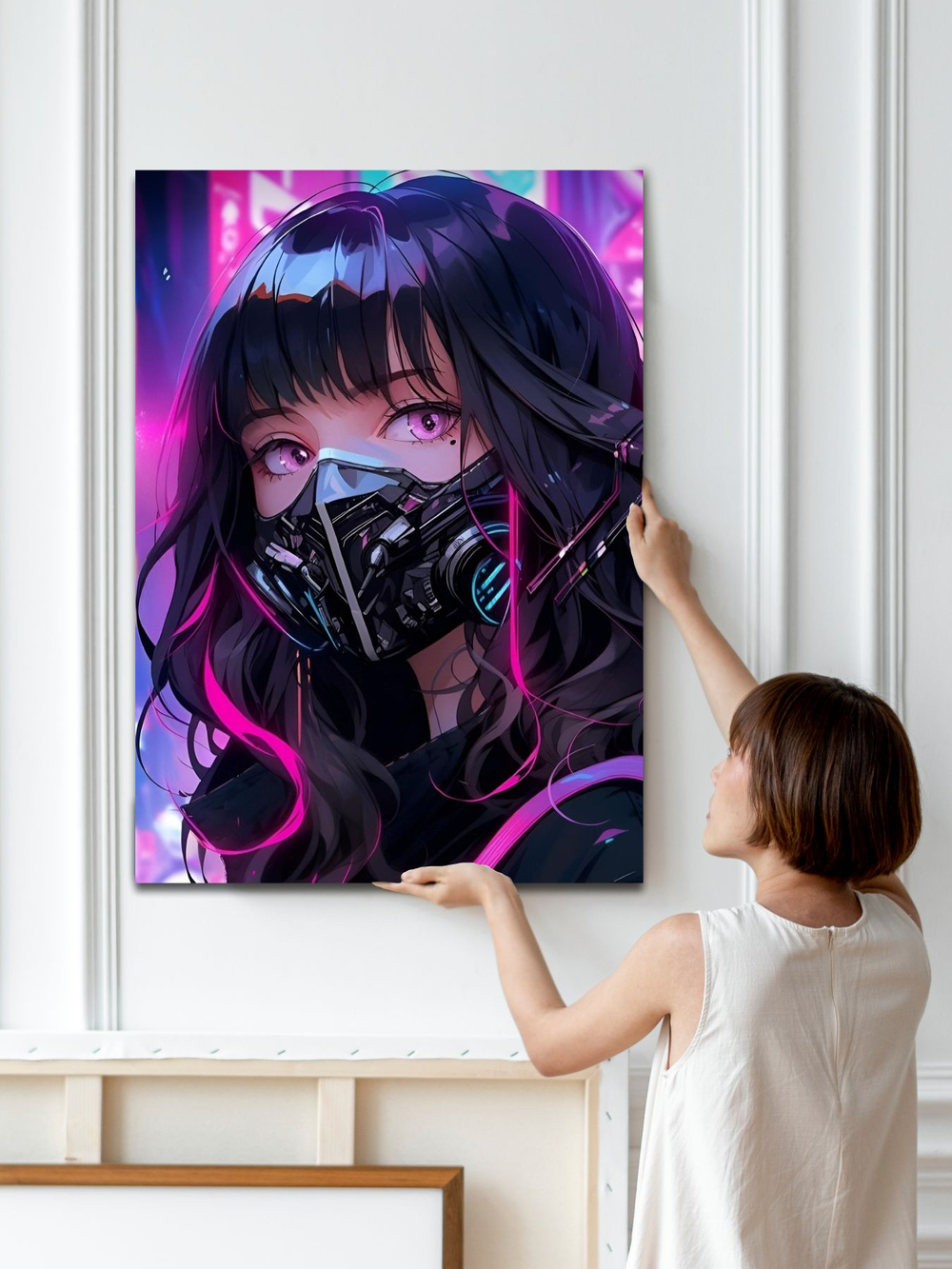 Картина Сила Шарингана интерьерная 50x70см 1шт.