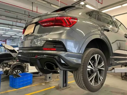 Диффузор в стиле RSQ3 для AUDI Q3 SPORTBACK F3 2019+ Ауди обвес