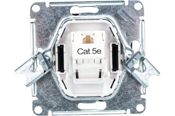 Розетка RJ45 Systeme Electric ATLASDESIGN карбон 36218