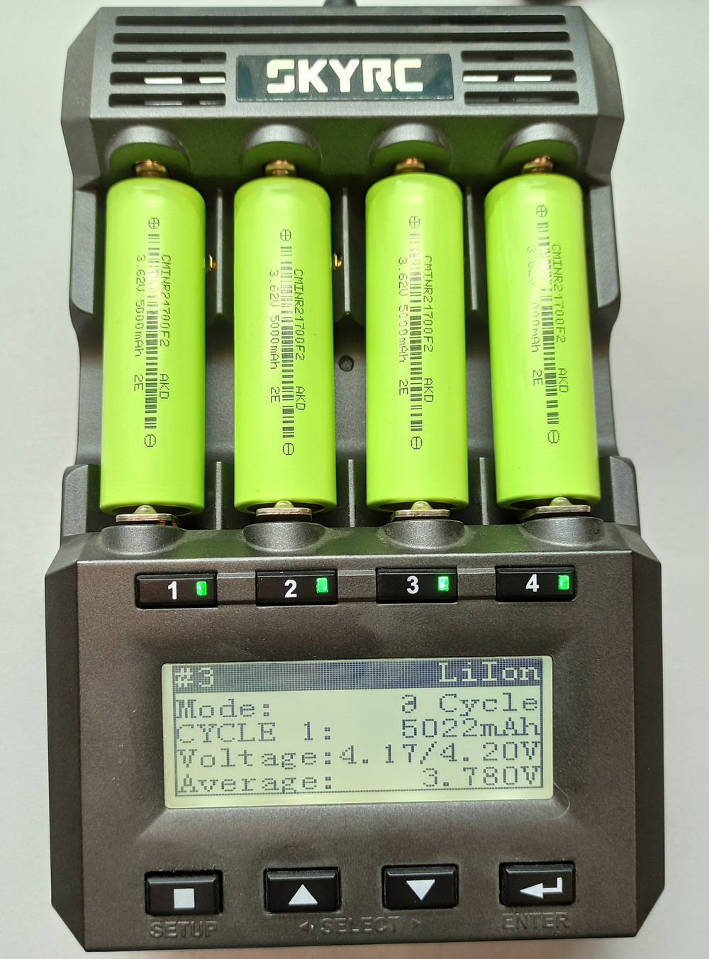 Li-ion 21700 3.7v среднетоковый INR21700 F2 5000 мАч (аналог SAMSUNG 50E)