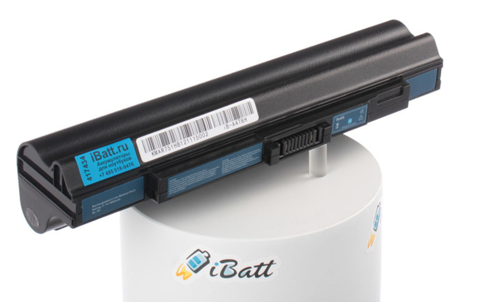 Аккумуляторная батарея iBatt iB-A478H 7800 мАч. Совместима с UM09A31, UM09B31, UM09A41, UM09B34, UM09B73, UM09B7D, UM09B71, UM09A71, CS-ACZG7XB, CS-ACZG7XT, CS-ACZG7XK, CS-ACZG7HB, CL1397B.806, UM09A75, UM09B44.