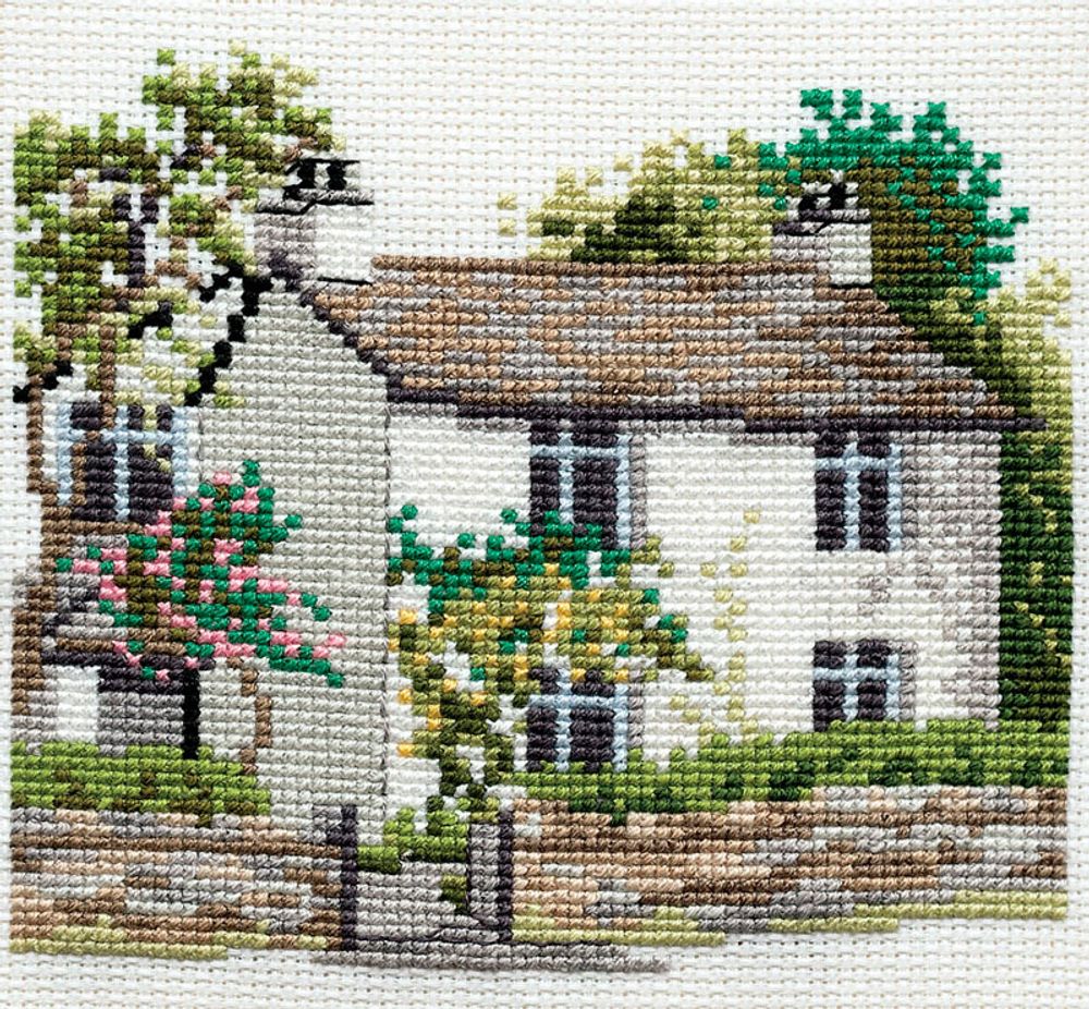 Набор для вышивания нитками Derwentwater Designs, Dove Cottage Набор для вышивания нитками Derwentwater Designs, Dove Cottage
