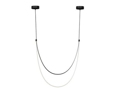 07689A-150,19 Подвес Лирд черный h150 (длина ремня 300см) Led 70W (4000K). ТМ Kink Light
