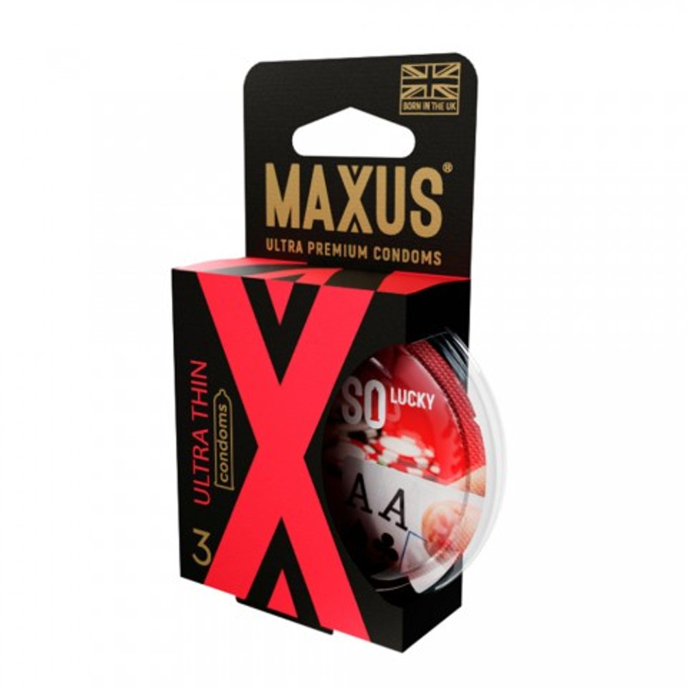 Презервативы MAXUS X-Edition AIR Ultra thin, ультратонкие, 3 шт