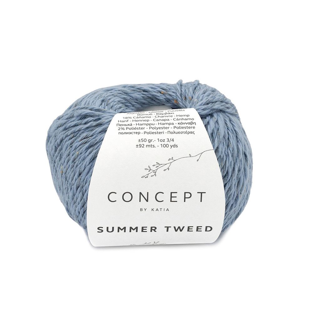 Пряжа Katia (Катя) Summer Tweed / уп.10 мот. по 50 г, 92 м, 1324.65