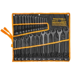 Набор ключей комбинированных 25пр. MEGATOOLS MT-5261P36 Black
