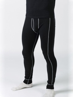 Мужские кальсоны с контрастной строчкой (Размер: XL) (Цвет: черный)