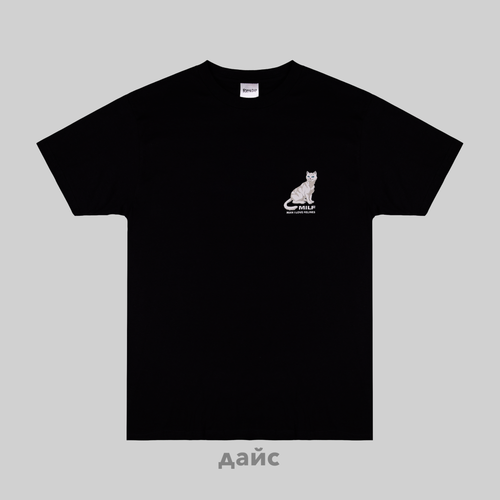 Футболка мужская Ripndip Man I Love Felines Tee артикул:RND10228 - купить в магазине Дайс
