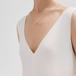 Подвеска из розового золота с бриллиантами, Tiffany 💠 Diamond heart