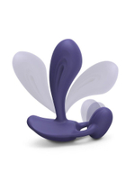 Темно-синий вибромассажер Witty P&G Vibrator with Remote Control (Цвет: темно-синий)