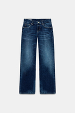 ДЖИНСЫ TRF WIDE LEG С НИЗКОЙ ПОСАДКОЙ — ZARA