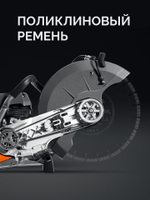 Бензорез по бетону (бетонорез) 4800 Вт, 400 мм, без диска KRAFTOOL K970-16