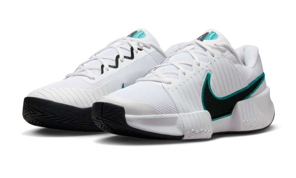 Meskie buty tenisowe Nike Zoom GP Challenge Pro - white/black radiant/emerald