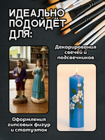 Краска для свечей и гипса «Голубая» (классическая)