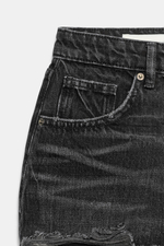 ДЖИНСОВЫЕ ШОРТЫ TRF С ВЫСОКОЙ ПОСАДКОЙ — ZARA