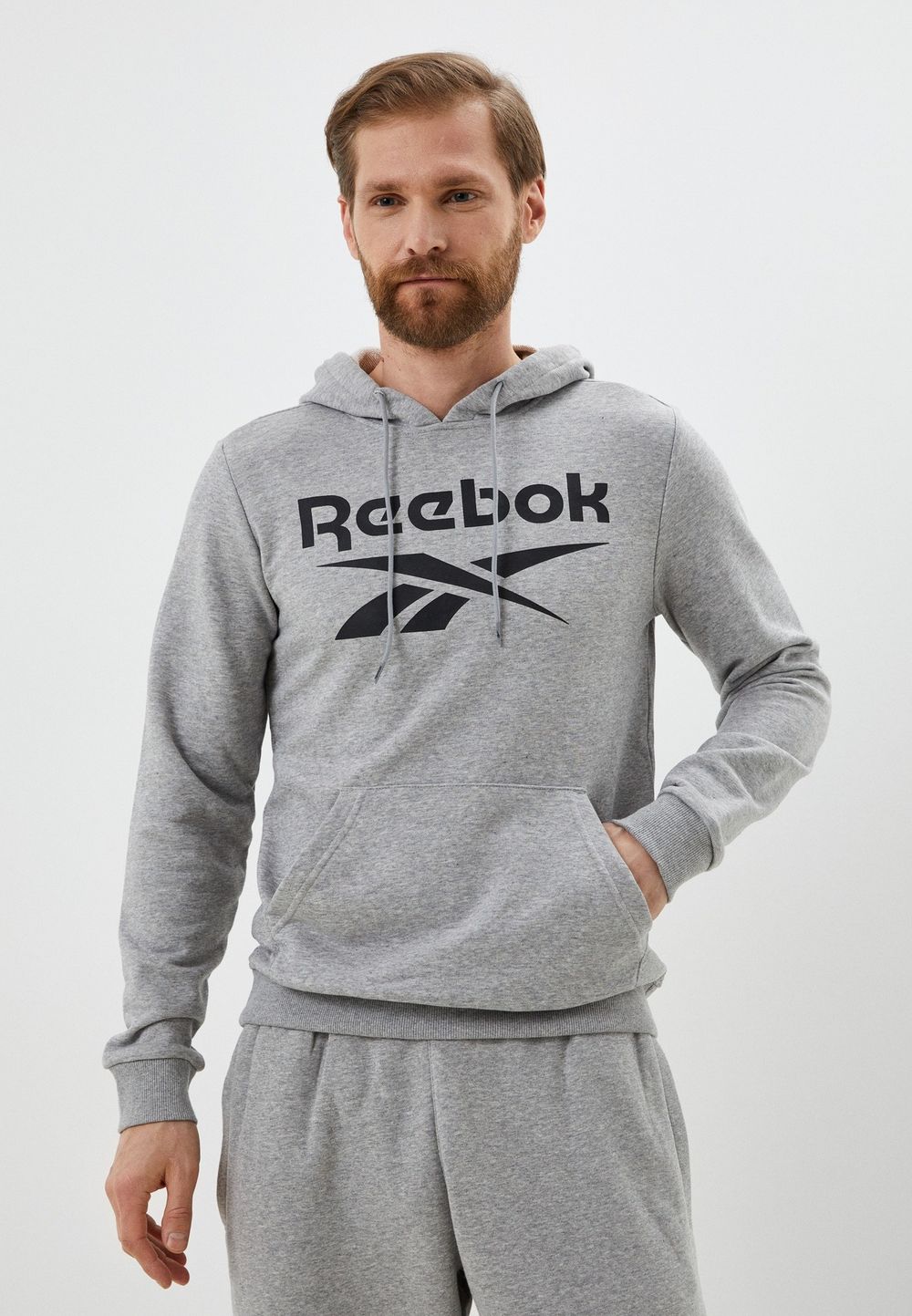 Толстовка мужская REEBOK RI FT BIG LOGO OTH HOOD