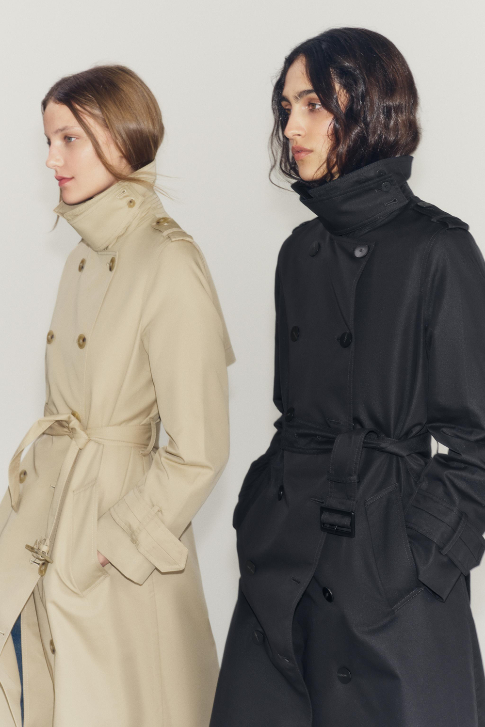 ТРЕНЧ WATER-REPELLENT С ПОЯСОМ — ZW COLLECTION — ZARA