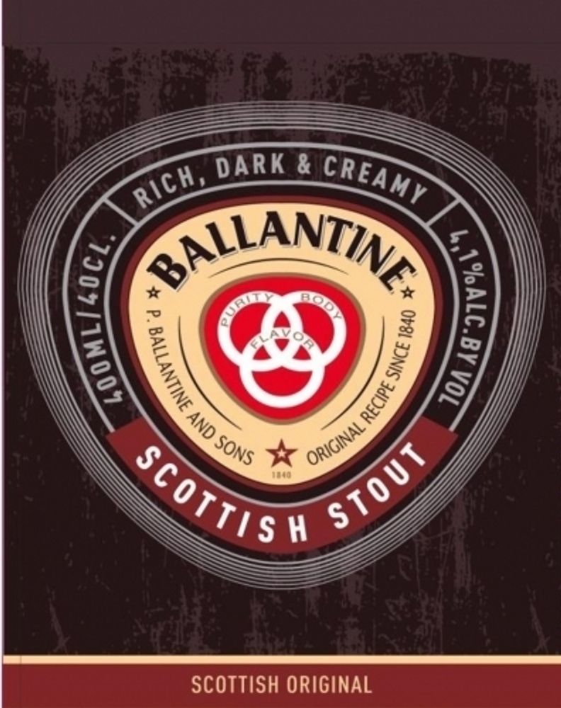 Пиво Баллантайн Стаут / Ballantine Stout 20л - кег