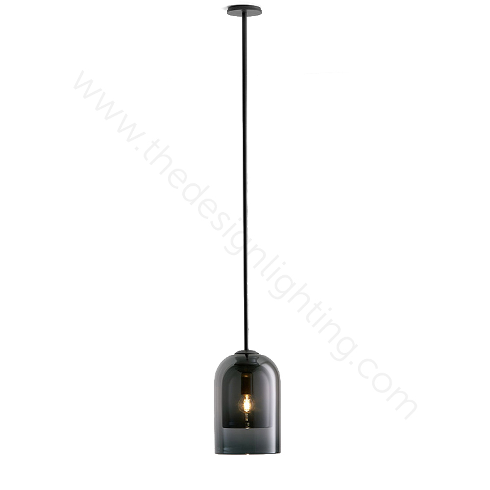 Ceiling design lamp Lumi by Articolo Lighting (Smoky)