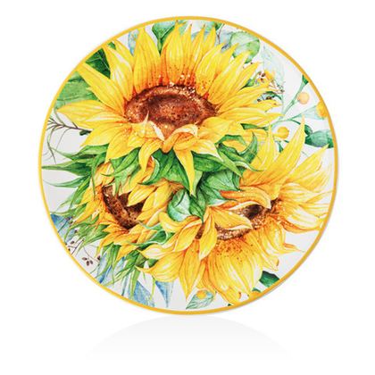 Тарелка закусочная 23см Certified Int. Подсолнухи CER28166