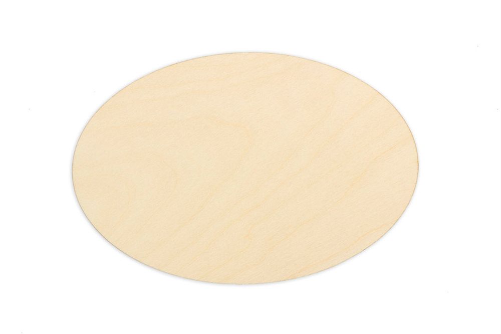 Заготовка из фанеры Панно, 13.3х20х0.3 см, 2 шт, овальное, Mr.Carving БА-21