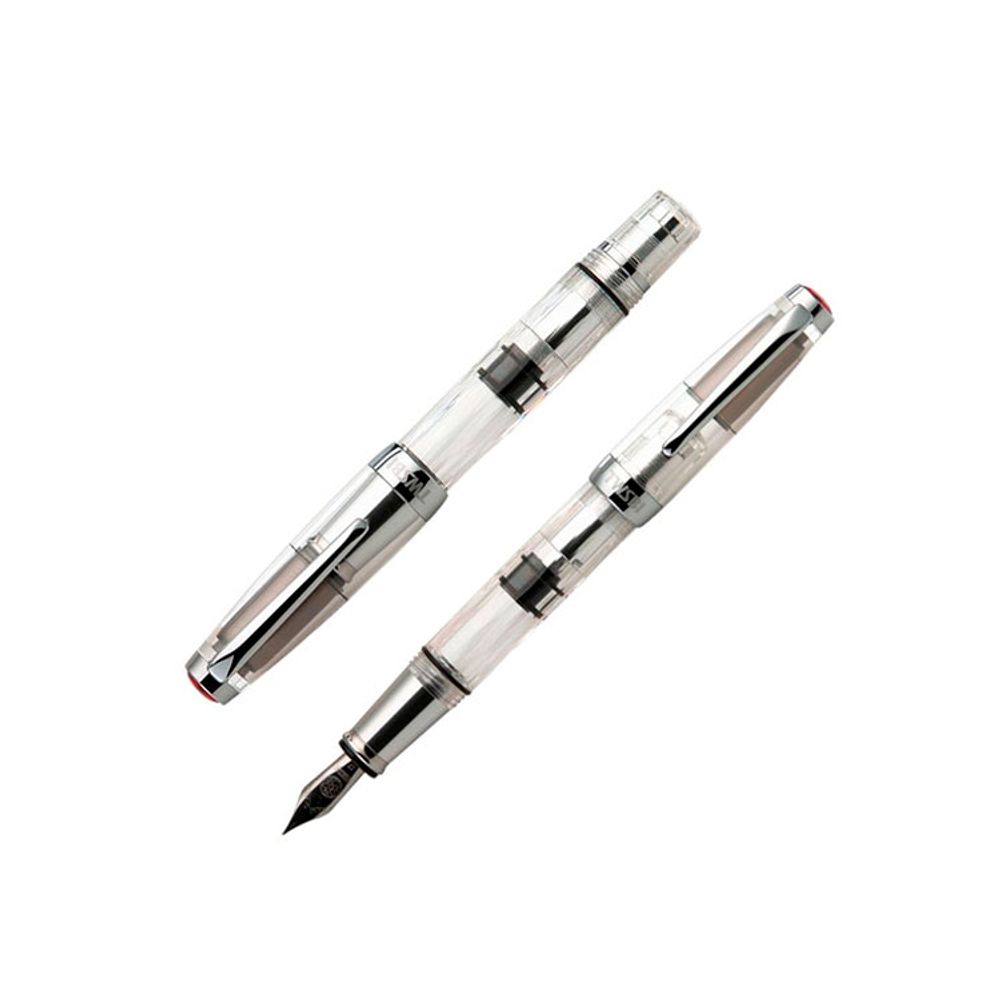 Ручка перьевая TWSBI Diamond Mini AL серебристая с пером F (M7445010)