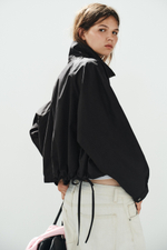 КУРТКА ИЗ ХЛОПКА С ЗАВЯЗКАМИ — ZARA