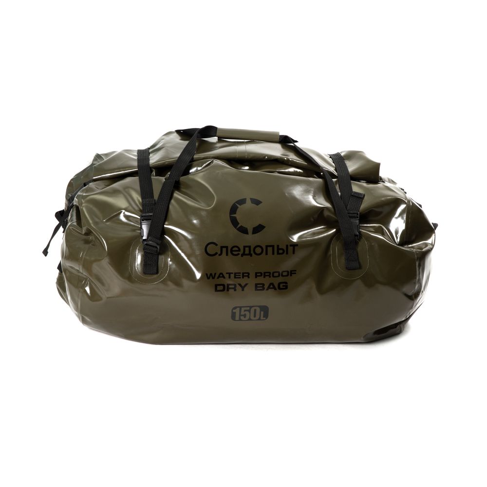 Гермосумка "СЛЕДОПЫТ - Dry Bag Pear", 150 л, цв. хаки/15/10/
