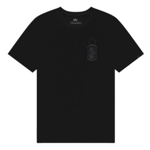 Футболка Alpha Industries Alpha Dog Tag Tee Black (Черный)