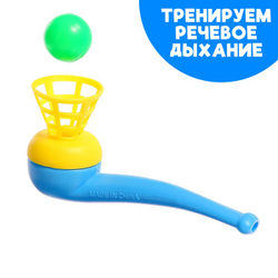 Игра - тренажёр для развития речевого дыхания «Аэробол», 2 шт., МИКС