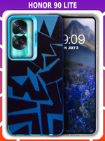 Дизайнерский чехол из пластика для HONOR 90 LITE с усиленной защитой камеры и глянцем
