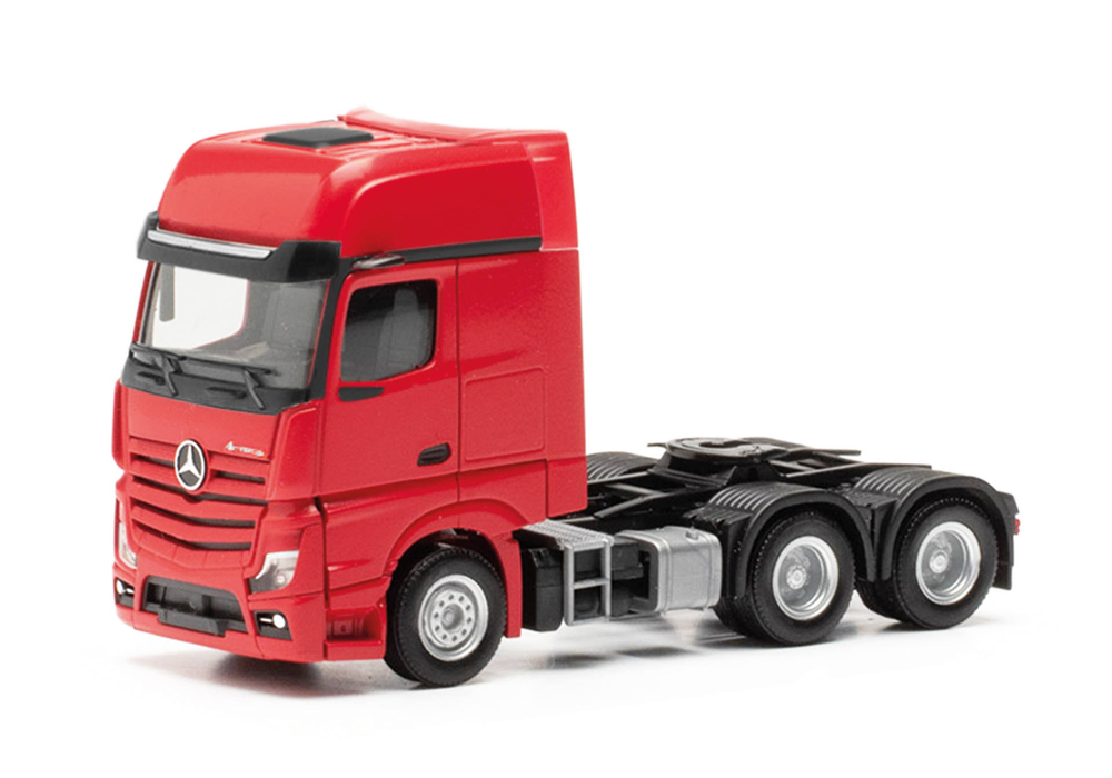 Тягач Mercedes-Benz Actros L Gigaspace 3-осный (6x4), красный