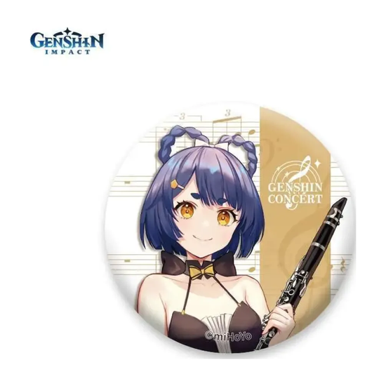 Значок Genshin Impact Genshin Concert Melodies of an Endless Journey Can Badge Xiangling
