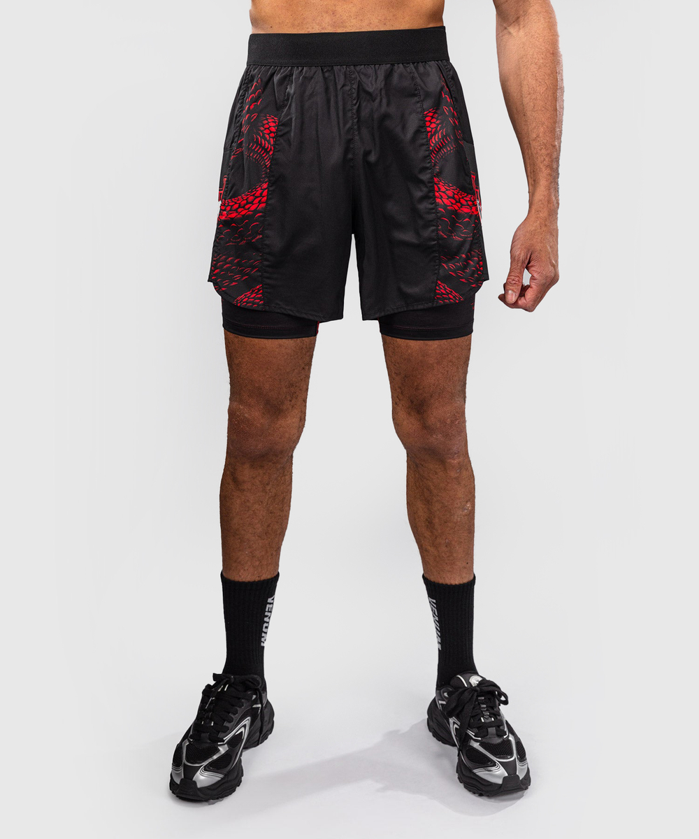Шорты спортивные Venum Matupa Black/Red/Silver