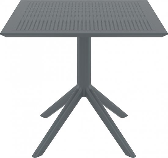 Стол пластиковый Sky Table 80 темно-серый