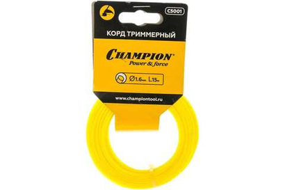 ЗИП Корд триммер (леска) 1,6мм, 15м Champion круглый