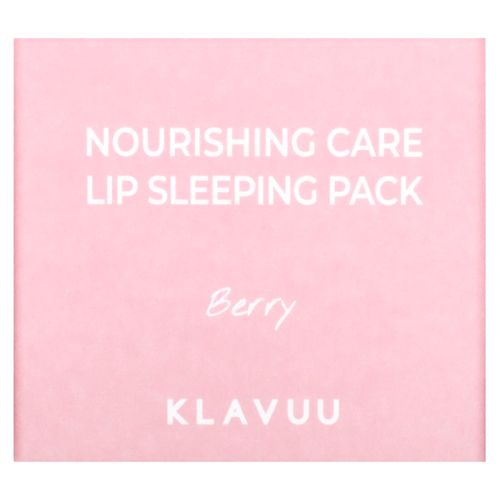 KLAVUU, Nourishing Care, ночная маска для губ, ягодная, 20 г (0,70 унции)